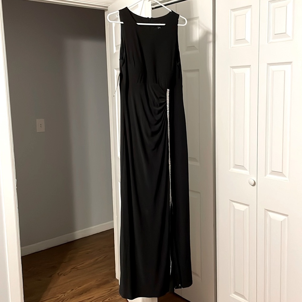 Women’s black gown